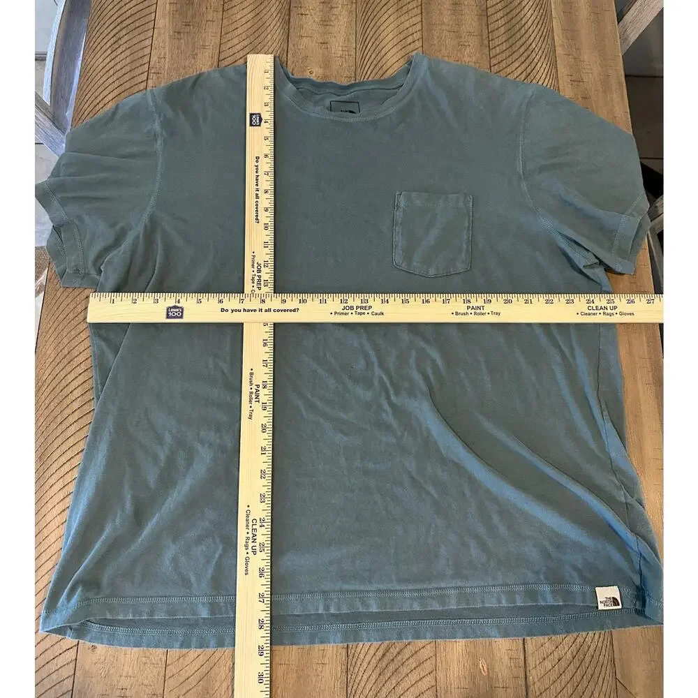 The North Face Green Pocket T-Shirt Men's Size XXL Short Sleeve Casual Tee Shirt